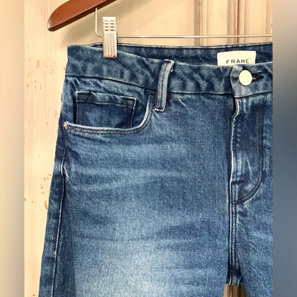 FRAME Le Crop Mini Boot Bootcut Jeans Sz 29 - Picture 6 of 15